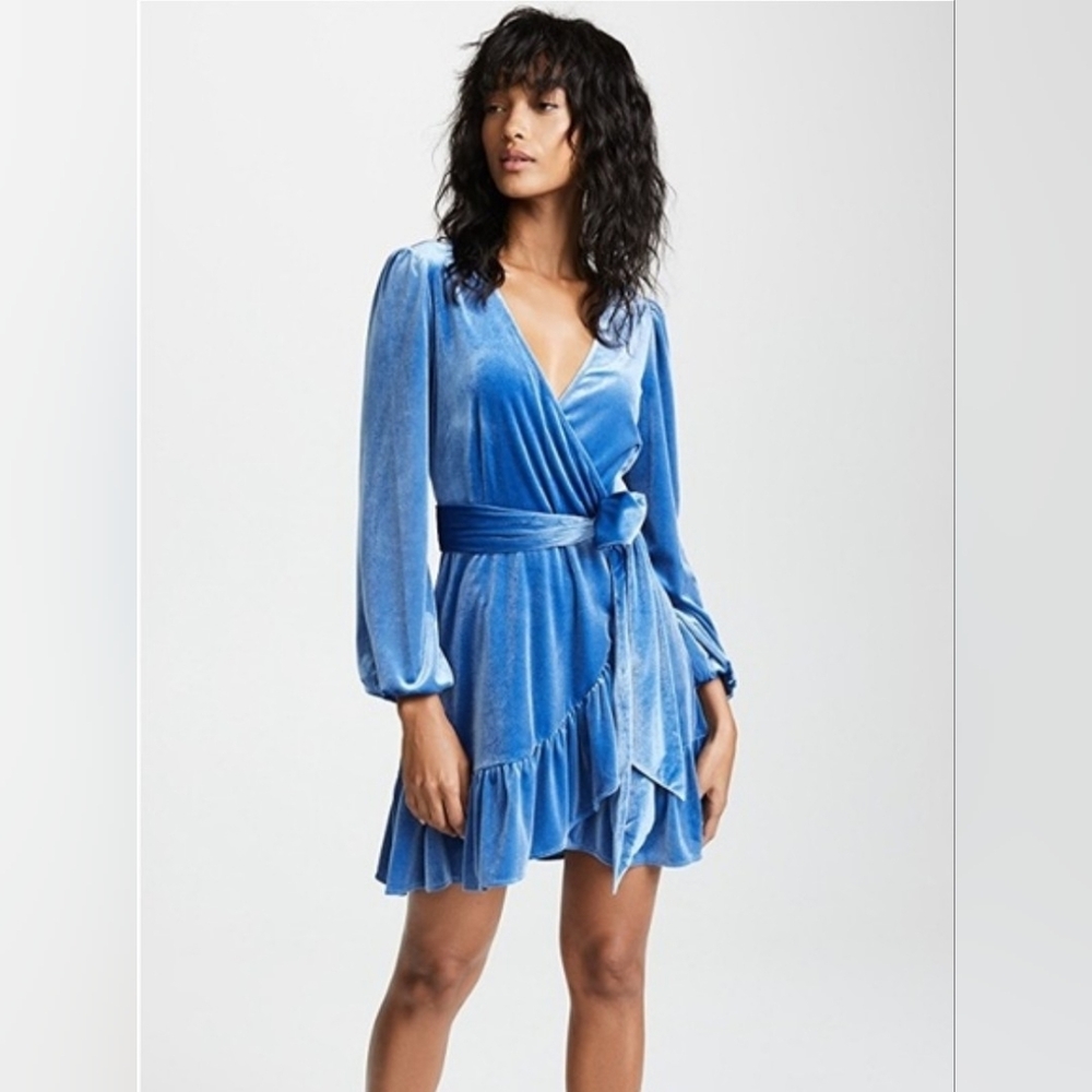 Rebecca Minkoff Blue Velvet Dress